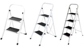 Home Vida 2, 3 or 4 Step Ladder With Anti-Slip Mat