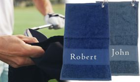 Personalized Golf Towel - Perfect for the golf fanatic in your family 