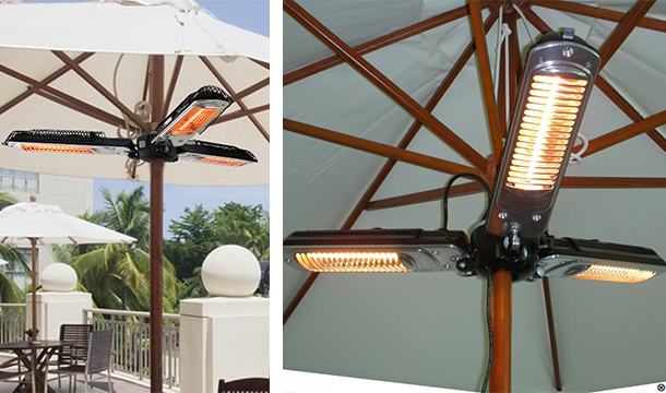 Electric Infrared Parasol Heater Save Up To 52 Escapes Ie