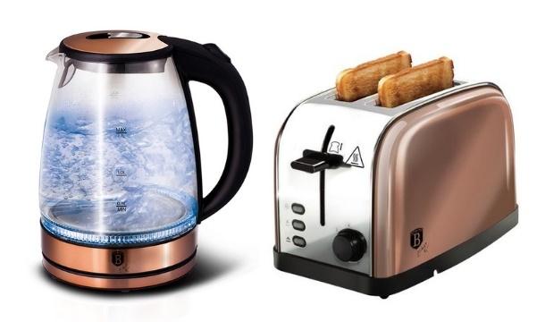 BerlingerHaus LED Kettle or Toaster in 3 Colours from €22.99
