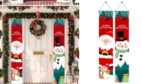 Large Christmas Door Banner Decorations - 2 Pack