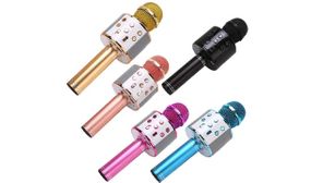 Kids Wireless Bluetooth Karaoke Microphone in 5 Colours