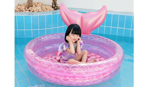 little mermaid paddling pool