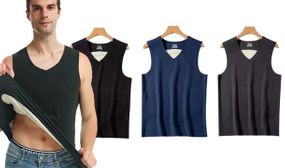 Men's Seamless Double-Sided Themal Vest 