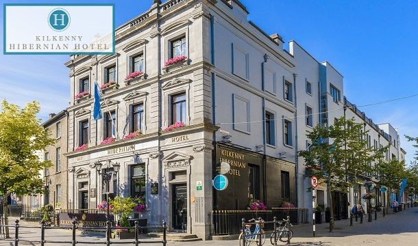 1, 2 or 3 Nights Summer B&B for 2 People including Dining Credit, Prosecco and a Late Check-Out at the Kilkenny Hibernian Hotel, Kilkenny City