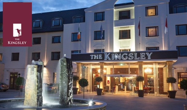 1 Night or 2 Nights stay for 2 in a Deluxe Room including full Irish Breakfast, VIP Spa pass each and Spa Credit in the 4-star Kingsley Hotel, Cork.