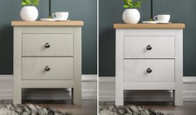 Arlington 2 Drawer Bedside Chest