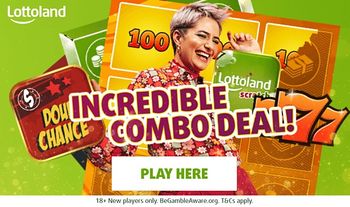 15 Lottoland Scratchcard Offer. Win up to â¬117,777. WAS â¬10 now ONLY â¬7.50