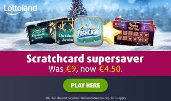 Festive Scratchcard Supersaver Bundle - Win up to €224,000!