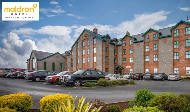 1, 2 or 3 Nights B&B for 2, €5 Dining Credit & Late Checkout at 4-Star Maldron Hotel Oranmore, Galway