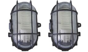 2, 4 or 6 Pack of Outdoor Bulkhead Lights