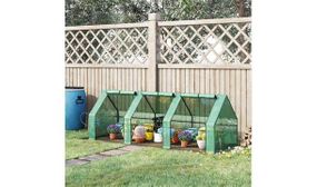 Outsunny Polytunnel Greenhouse, Steel Frame