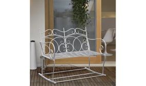 Outsunny Steel 2 Seater Rocking Bench Loveseat