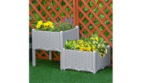 Outsunny Set of 2 Garden Raised Bed