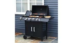 Outsunny 4+1 Gas Burner Grill BBQ