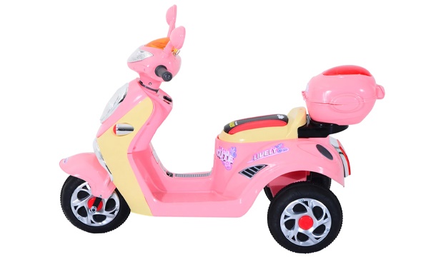 pink electric motorbike