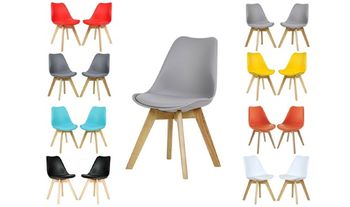 â¬179.99 for a Set of 4 Padded Contemporary Chairs 