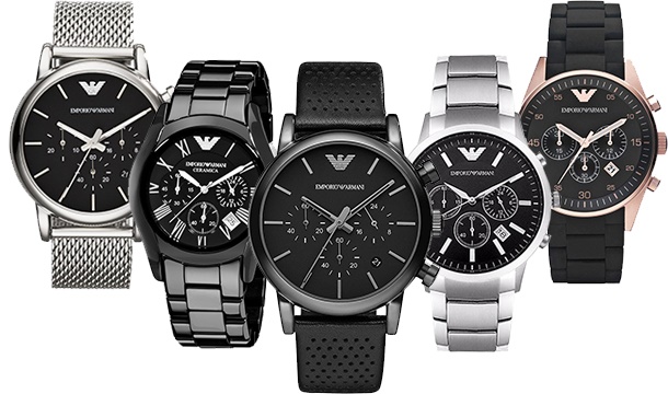 Emporio Armani Men's and Women's Designer Watches from €108.99