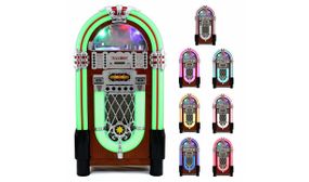 Retro Style Illuminated Jukebox Sound System