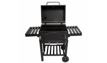 XL Charcoal BBQ & Smoker with Rain Cover