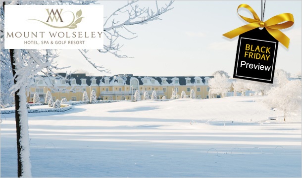 The Perfect Christmas Gift - 1, 2 of 3 Nights B&B, sumptuous 4 Course Dinner, €70 Resort Credit and much more at the magnificent Mount Wolseley Hotel, Spa & Golf Resort, Carlow - valid to March 2020