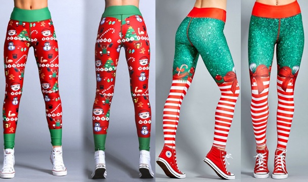 ladies christmas leggings
