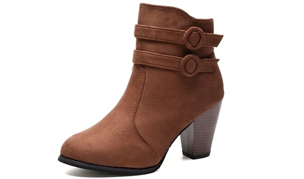 womens heeled ankle boots uk