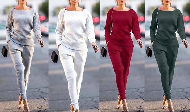 ribbed tracksuit womens