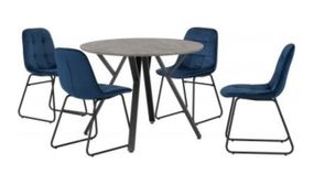 Athens Round Dining Set w/ Lukas Chairs