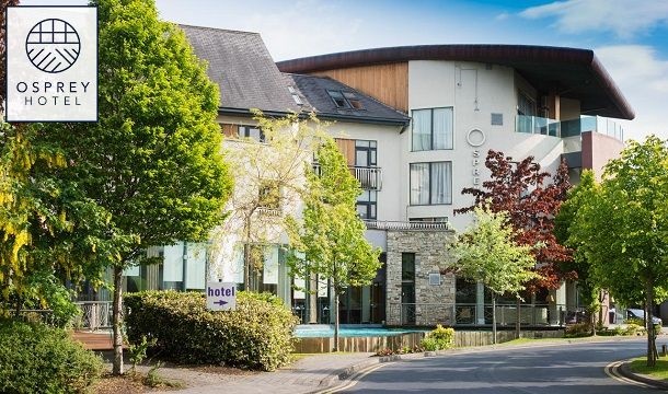 1 Night B&B Stay for 2 People with an Upgrade, Spa Treatment and a Late Check Out at the Stunning Osprey Hotel Naas