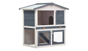 3 Door Outdoor Rabbit Hutch