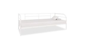 Daybed Frame White Metal 90x200 cm