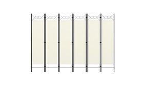 Freestanding 6-Panel Room Divider