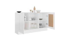 White Chipboard Sideboard 