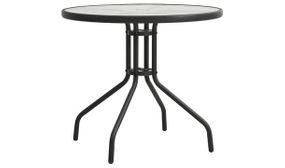 Bistro Table Anthracite Ã80x71 cm Steel