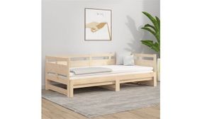 Pull-out Day Bed Solid Wood Pine 2x(90x200) cm