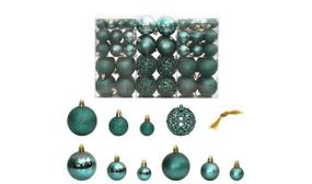 Christmas Baubles 100 pcs Green 3 / 4 / 6 cm