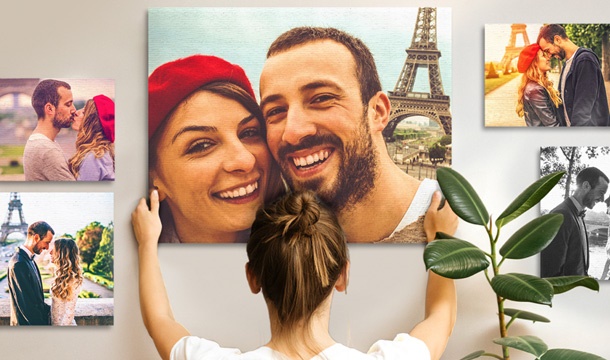 Personalised Photo Canvas from €3.99 - Multiple Size Options