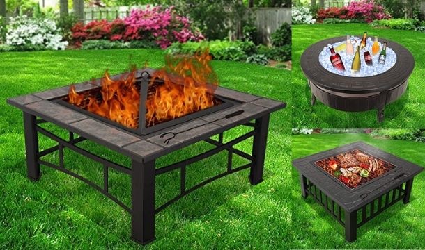 3 In 1 Fire Pit Bbq Ice Bucket In 3 Designs Save Up To 44