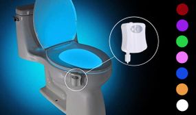 Motion Sensing LED Toilet Light