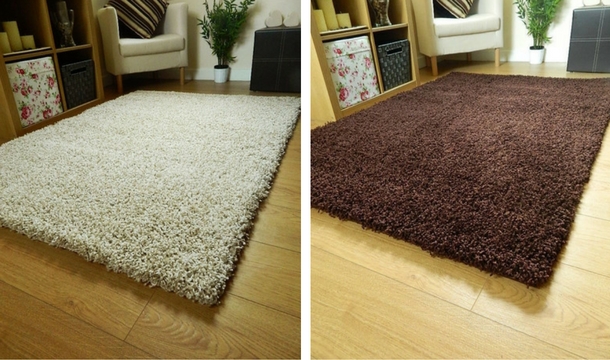 Super Soft Shaggy Rugs in 5 Sizes & 13 Colours from €19.99