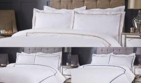 Mayfair Duvet Cover Sets available in 4 sizes - 3 colors 