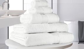 6 Piece Towel Bundle 100% Cotton 640 GSM & 500GSM (12 colors available)