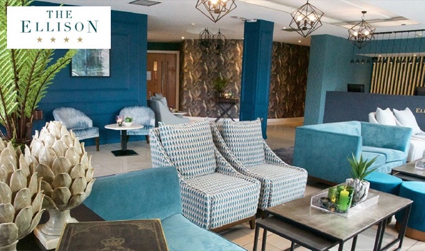 1, 2 or 3 Nights Bed & Breakfast for 2, a delicious 4 Course Evening Meal & a Lazy Late Checkout at the boutique Ellison Hotel, formerly The Harlequin Hotel, Castlebar, Co. Mayo