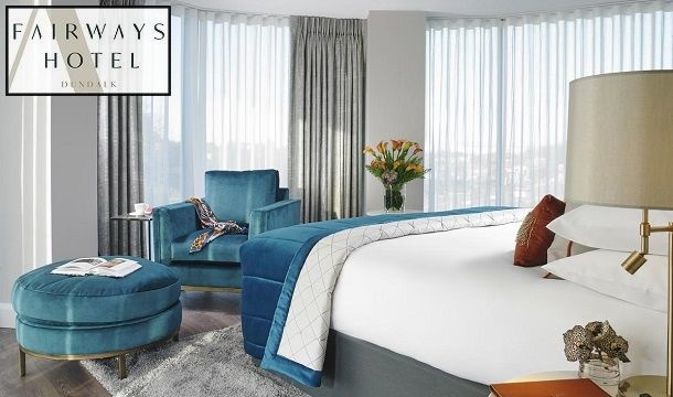 1 or 2 Nights Stay for 2 People with Breakfast, Upgrade to an Executive Room, Dining Credit and a late Check out at the stunning Fairways Hotel, Dundalk