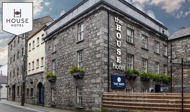 1 or 2 Nights Bed & Full Irish Breakfast, House Cocktail and a Lazy Late Check out at the boutique House Hotel in Galway City Centre valid to March