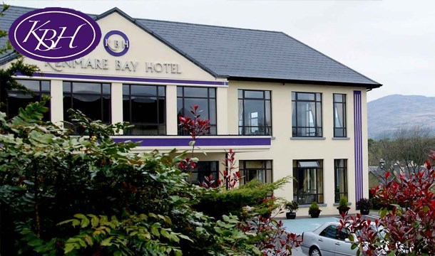 2 or 3 Nights Bed & Breakfast including a delicious Main Course, Late Check out and access to the Leisure Facilities at The Kenmare Bay Hotel & Resort, Kenmare Co Kerry - valid to May