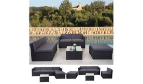 Palermo 5 Seater Rattan Garden Set