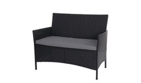 2 Seater Rattan Garden Bench in 9 Colours