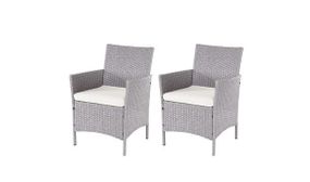 2 x Rattan Garden Chairs